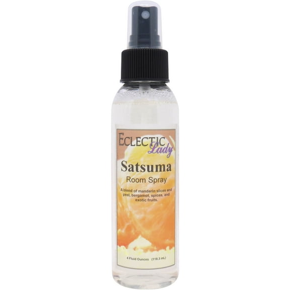 Satsuma Room Spray by Eclectic Lady (Double Strength), 2 Ounces, Fragrant Aromatic Room Mist For Home, Room, Office