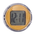 thumbnail image 1 of Reloj de Coche Amarillo Analógico Único Bargains para Coche Redondo ABS 2.6x2.6x1cm Pantalla Adhesiva de Tiempo 1 Pcs, 1 of 6