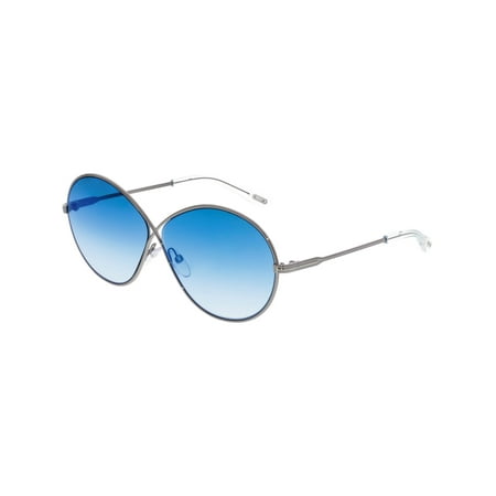 Tom Ford Women's Gradient Rania-02 FT0564-14X-64 Silver Oval Sunglasses