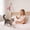 M, variant on Retractable Feather Cat Wand Toy, Interactive Teaser Stick with Bell & Beads, Durable Cat Toy for Indoor Cats, Exercise & Boredom Relief Green
