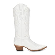 CORRAL Womens White Embroidery Boots, Size: 09, Width: M (Z5046-M-09)