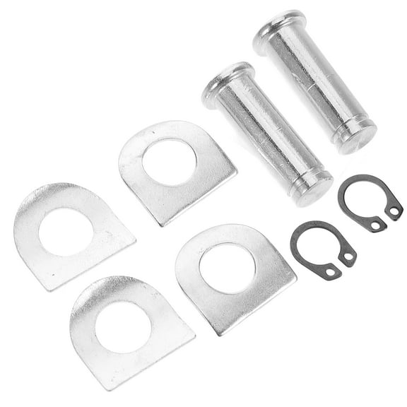 DECOMELODY Motorcycle Foot Pegs Mounting Kit 1 Set Installation And Easy Setup Silver Tone