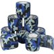 thumbnail image 1 of 5*450cm -8 Rolls Cohesive Tape Camouflage Self Adhesive Bandage Cohesives Camo Self Adhesive Tape Elastic Medical Bandage Tape Adhesives Adhesive Bandages for Hunting Outdoor Sports, 1 of 5