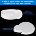 thumbnail image 4 of Uxcell Plant Saucers 10 Inch, 8 Pack Round Plastic Plant Drip Tray for Indoors Outdoors, White, 4 of 6