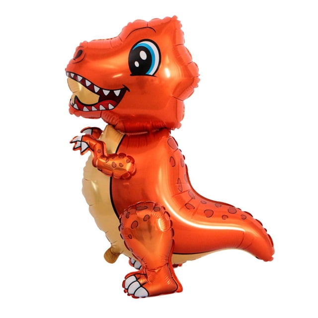 Globo animal de del de la historieta para del cumpleaños / de la de bienvenida al bebé / del festival naranja Soledad Globos de papel de dinosaurio del bosque