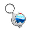 thumbnail image 1 of Blue Mountain Painting Art Nail Clippers Sharp Fingernail Stainless Steel Cutter, 1 of 3