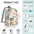 thumbnail image 5 of Cute Dinosaur Pattern Backpack for School,Cute School Bag,Schoolbag with Adjustable Shoulder Straps & Padded Back,15.7"x11.8"x5.5", 5 of 5