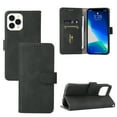 thumbnail image 1 of iPhone 13 Case, PU Leather Wallet Flip Card Slots Cover Money Pocket Magnetic Closure Stand Kickstand Folio Phone Protective Case for Apple iPhone 13, Black, 1 of 9