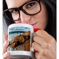 thumbnail image 2 of 3drose, Anse Victorin, Fregate Island, Seychelles, 15oz Two-tone Red Mug, 2 of 6