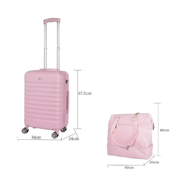 Set de Equipaje Mainstays Maleta Rigida de 20 Pulgadas y Bolso