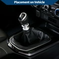thumbnail image 2 of Unique Bargains No.5738393/93176450 Gear Shift Stick Gaiter for Opel Vectra C 006-2008 Gear Stick Knob Cover Boot Shift Cover Dustproof Leather 1 Pc Black, 2 of 6