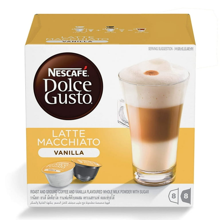 Latte Macchiato Vanilla Latte Coffee Pods TASSIMO Jacobs Latte