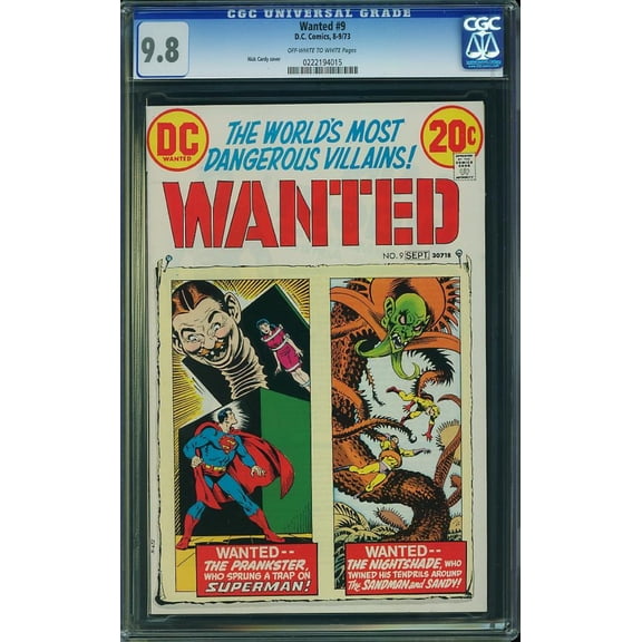 Wanted #9 - CGC 9.8 Comic Book