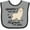 Heather and Black, variant on Inktastic Grandma's You Say Alpaca My Bags Boys or Girls Baby Bib