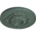 thumbnail image 3 of Ekena Millwork 13 3/4"OD x 1"P Monique Ceiling Medallion (Fits Canopies up to 3 3/4"), Hand-Painted Cloud Burst, 3 of 6
