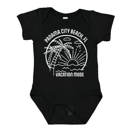 

Inktastic Summer Vacation Mode Panama City Beach Florida Gift Baby Boy or Baby Girl Bodysuit