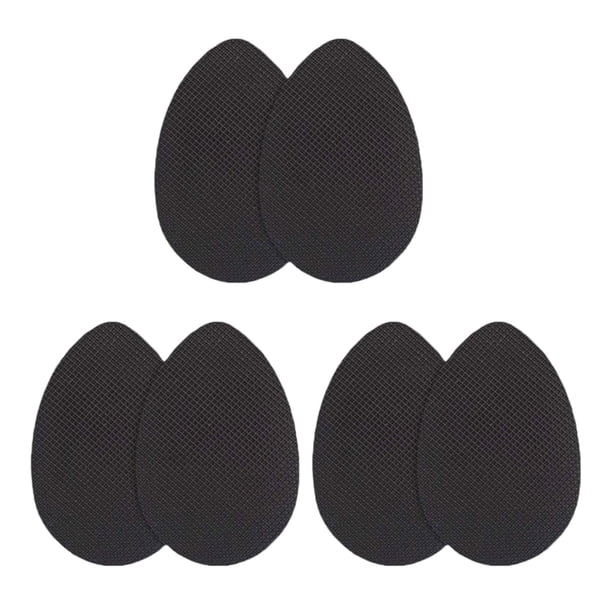 3 pares de protectores antideslizantes para suelas de zapatos, almohadillas antideslizantes para zapatos, uno mismo negro Zulema Protectores de suelas de zapatos