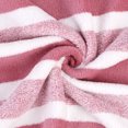 thumbnail image 2 of NC 2 Piece Bath Towel Set, Double Stripe Microfiber Soft Fast Drying Towels, Pink, 2 of 5