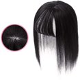 thumbnail image 3 of ruzhgo Embouts de Cheveux Base en Soie Embout Pinces en Cheveux Humains Embouts Postiches Supérieurs pour Femmes Couvre-Cheveux Clairsemés No.2, 3 of 6