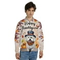 thumbnail image 4 of Happy Thanksgiving Bichon Frise Welcome Thankful Fall Autumn Pumpkin All Over Print 3D Baseball Jacket Bichons Dog Lovers Gifts Idea Bomber Jacket Softball - 02021, 4 of 6