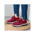 thumbnail image 4 of Gomelly Womens Sneakers Sport Running Shoe Knit Upper Athletic Shoes Comfort Walking Gym Outdoor Trainers Female Red 10.5, 4 of 5