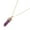 Purple Golden, variant on Naierhg Pendant Necklace Faux Crystal Stone Decorative Metal Women Chain Necklace Jewelry Accessories Black