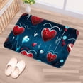 thumbnail image 5 of Valentine's Day Polyester Non-Slip Machine Washable Bath Rug Outdoor Carpet Bath Rugs, 5 of 6