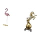 thumbnail image 5 of Escultura de resina Flamingorse, figura de arte moderno, decoración para el hogar, adorno coleccionable para jardín, patio, sala de estar, estante o c, 5 of 8