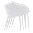 thumbnail image 6 of Compamia Sky Pro Stacking Dining Chair  White, 6 of 10