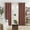 Blush Pink, variant on Eclipse Ambiance Draft Stopper 100% Blackout Grommet 50 x 108 Curtain Panel in Charcoal