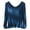 515_Blue, variant on QASIEATN Sweatshirt for Graceful Women Fashion, Square Collar Bottom Shirt with A Chest Pad Integrated Long Sleeved T Shirt and Slim Fit Top, Womens Fall Tops
