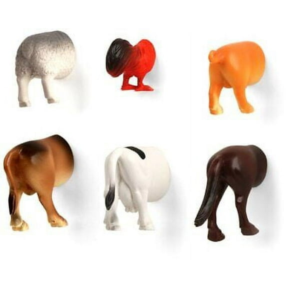 Kikkerland Farm Butt Magnets