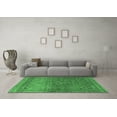 thumbnail image 3 of Ahgly Company Indoor Square Persian Emerald Green Traditional Area Rugs, 6' Square, 3 of 4