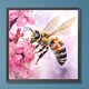 thumbnail image 3 of Kit de pintura por números DIY, arte al óleo de abeja y miel, imagen artesanal, decoración del hogar, 40x40cm, 3 of 9