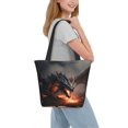 thumbnail image 2 of Disketp Fiery Black Dragon Attack Bolsa de Hombro Casual para Mujer, Bolso Cruzado para Compras, Viajes y Uso Diario, 2 of 6