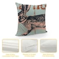 thumbnail image 4 of Vintage Farmhouse Throw Pillow Covers  Set of  Blue Stripe Hare Retro Farm Fresh Spring Summer Decor Rabbit Pillow Case Cushion for Sofa Couch, 4 of 5