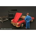 thumbnail image 2 of Mechanic John Inspecting, American Diorama 77494 - 1/24 Scale Accessory for Diecast Cars, 2 of 4