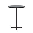 thumbnail image 2 of Correll Bxb24R-15 -24 Round 42 Standing Barstool Height , Cafa, & Break Room Thle, Gray Granite Top & Black Base, Made In The Usa, 2 of 5