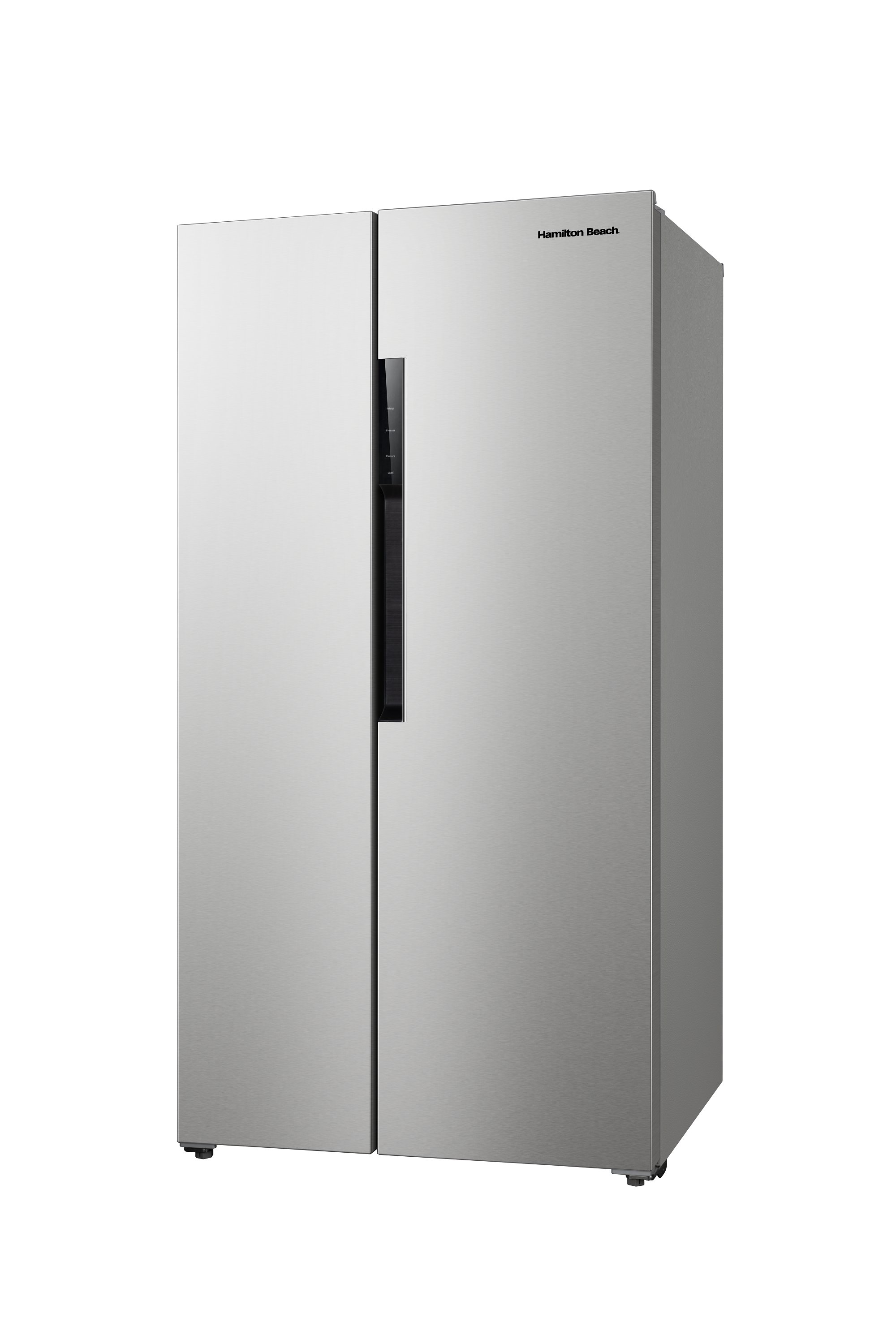 Hamilton Beach 15.6 cu. Ft. Side by side Stainless Refrigerator, Freestanding Installation, HZ8551 - image 3 of 6
