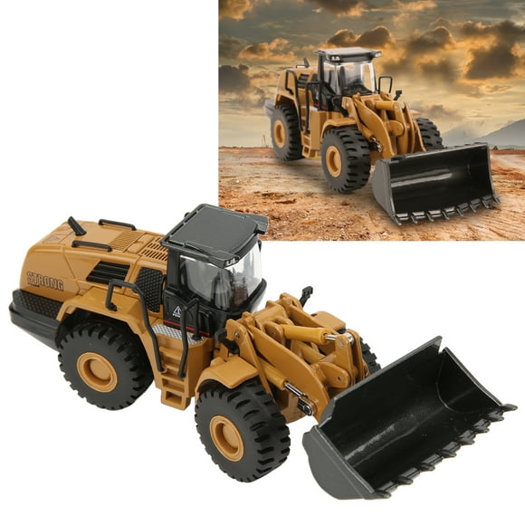 Zaqw Front End Loader Vehicle,1:50 Static Front End Model Loader Alloy Construction Vehicles Toys For Kids Adults,Static Construction Vehicle Excavator