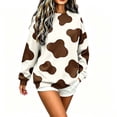 thumbnail image 5 of Guluxicc Women's Graphic Sweatshirts Oversized Pullover Crew Neck Long Sleeve Casual Sweatshirts for Everyday Fall Winter, 5 of 9