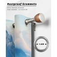 thumbnail image 6 of nqOlkjepod Outdoor Curtains for Patio Waterproof, Blue Mountain Outdoor Privacy Panels Grommet, Forest Modern Art Pastoral Blackout Outside Curtains for Porch/Cabana/Pergola 54"x108", 2 Panels, 6 of 8