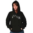 thumbnail image 3 of Rational Real Pi Pie Number Math Nerd Unisex Plus Fleece Graphic Hoodie Brisco Brands 2X, 3 of 5