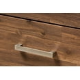 thumbnail image 6 of Baxton Studio Selena Mid-Century Modern Brown Wood 2-Drawer Nightstand, 6 of 8
