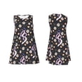 thumbnail image 7 of Lsque Snake And Floral1 Pattern Summer Dresses for Women – Sleeveless T-Shirt Swing Sundress, Perfect for the Beach and Casual Days, 7 of 7