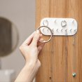 thumbnail image 2 of Necklace Rack Wall-Mounted Plastic Necklace Rack Jewelry Storage Hook, 2 of 5