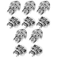 thumbnail image 4 of 10 piezas de trenzas para el cabello, joyas antiguas para el cabello, puños para el cabello, accesorios para el cabello, 4 of 7