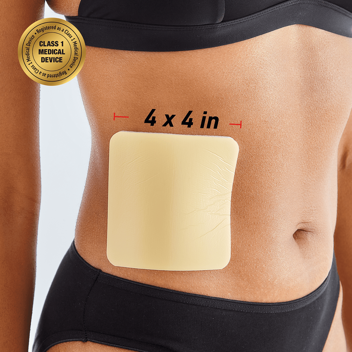 Neo G Opti-Heal Silicone Foam Absorbent Pad 4x4, 3CT