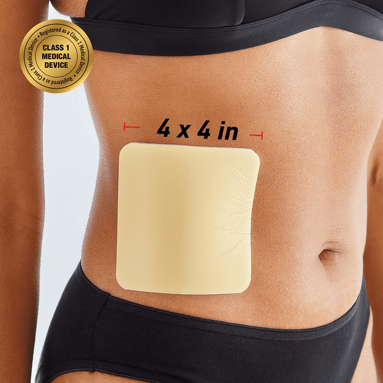 Neo G Opti-Heal Silicone Foam Absorbent Pad 4x4, 3CT - Walmart.com