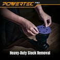 thumbnail image 2 of POWERTEC PRO 50PK 5" Hook and Loop Sanding Disc,40/60/80/120/220 Grit Zirconia Sandpaper for 5 & 8 Hole Random Orbital Sander & 25PK 5" 8 Hole Sanding Disc-Automotive,Paint,Metal,Woodworking, 45302ZN, 2 of 9